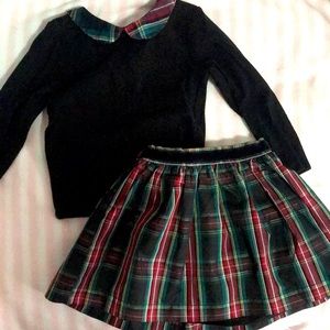 Gap toddler top and skirt